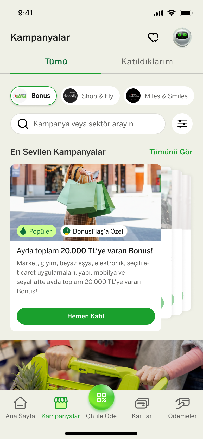 BonusFlaş - Kampanyalar Ekranı